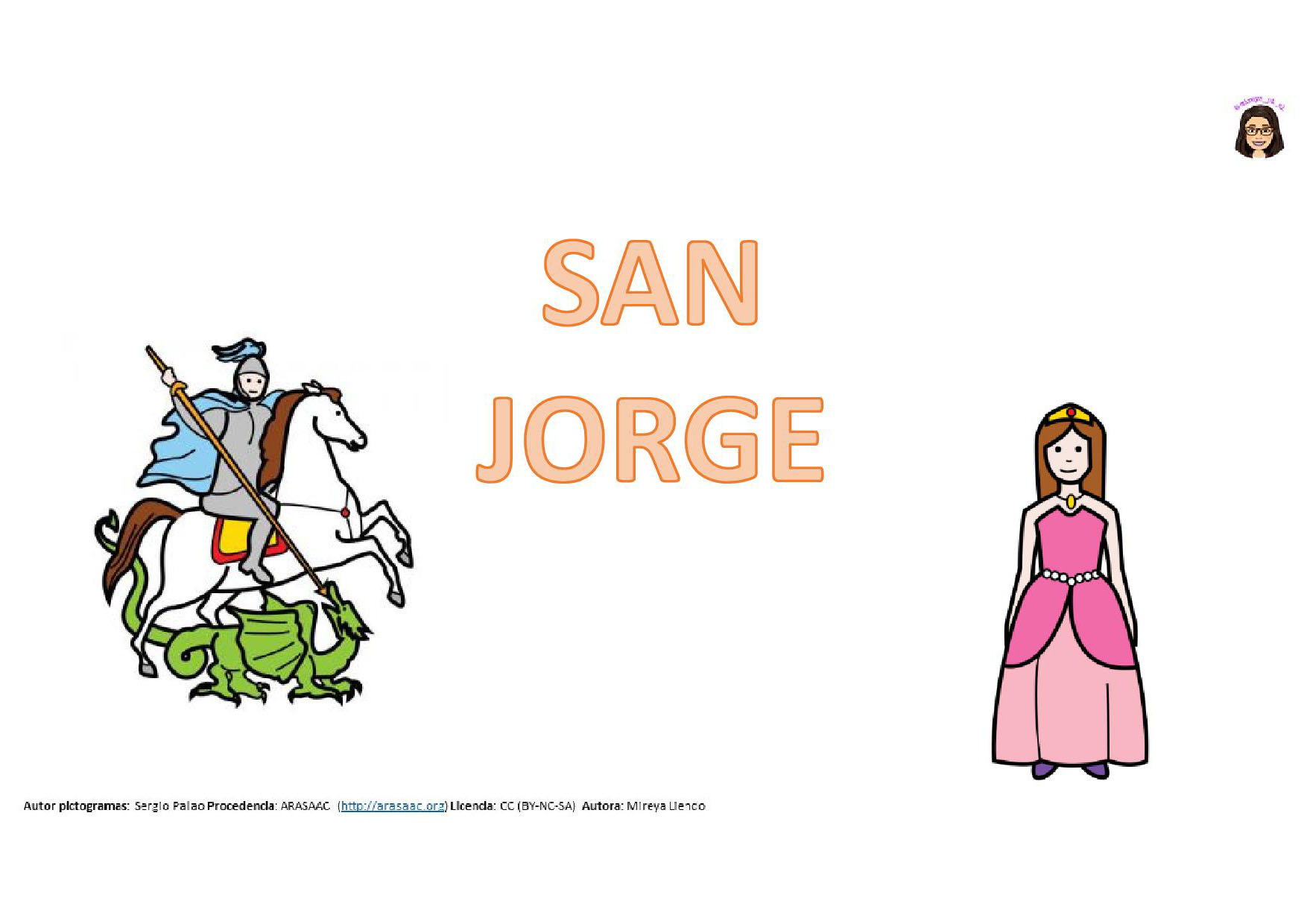 San Jorge - Leyenda, vocabulario y juegos interactivos